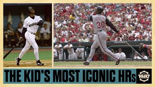 Ken Griffey Jrs most ICONIC home runs from every season [upl. by Ettolrahs]