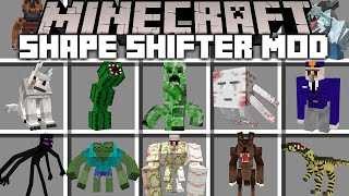 Minecraft META MORPHING MOD  SHAPE SHIFTING IN TO VARIOUS MORPH CREATURES  Minecraft Mods [upl. by Vail]