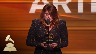 Meghan Trainor  Best New Artist  58th GRAMMYs [upl. by Brenan]