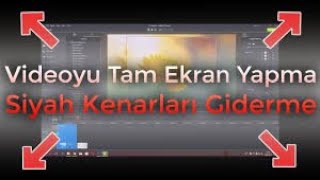 Cep Telefonu İle Çekilmiş Küçük Ekran Videoları Tam Ekran Yapma [upl. by Arlon]