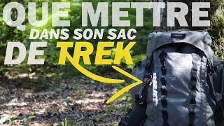 FAIRE SON SAC DE RANDONNÉE  ON MET QUOI DANS SON SAC DE TREK [upl. by Moir481]