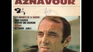 Charles Aznavour POUR ESSAYER DE FAIRE UNE CHANSON interprétée par Gérard Vermont [upl. by Presber]