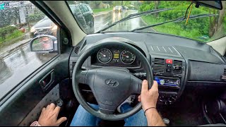 2004 Hyundai Getz 11 MPI 66HP 0100 POV Test Drive 1693 Joe Black [upl. by Tedi798]