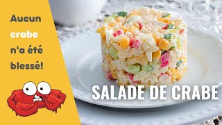 Salade au crabe Recette facile pour chaque fête [upl. by Nhepets]