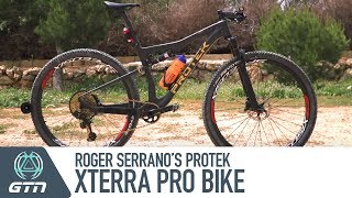 Roger Serranos Protek Pro Bike amp Xterra Triathlon Kit [upl. by Dj273]