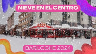 🔴 TERRIBLE NEVADA en Bariloche  Recorrido por el Centro Cívico junio 2024 [upl. by Gladwin797]