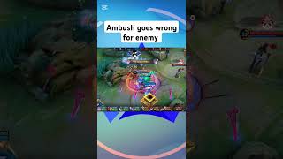 Ambushing goes wrong mobilelegends mlbb tranding akai [upl. by Tessy892]