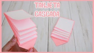 Tarjeta Cascada  Waterfall Card [upl. by Llevaj]