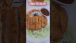 SIMPLE Japanese Tonkatsu recipe yummy and easyvideo food cooking [upl. by Yelram951]