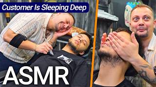 SLEEP ASMR MASSAGE  Customer Got The Best Asmr Head Massage And Sleep s Deep [upl. by Eseerahs]