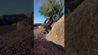 Axial Capra mall rock climb mall axial rc rccar climb capra flex rccrawler [upl. by Donella]