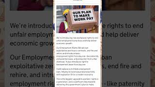 New UK Employment Rights Bill 2024 uk employment bills legislation news work [upl. by Yendys644]