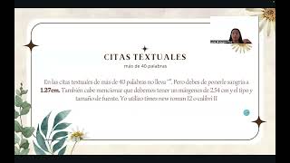 Citas textuales y parafraseadas [upl. by Anelah]