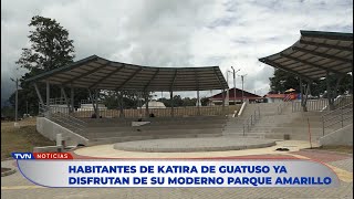 HABITANTES DE KATIRA DE GUATUSO YA DISFRUTAN DE SU MODERNO PARQUE AMARILLO [upl. by Rochemont198]