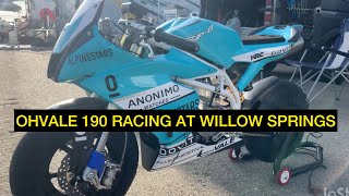 Ohvale GP0 190cc Races at Willow Springs [upl. by Morril]