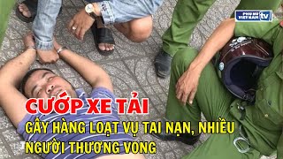 Cần Thơ Kẻ cướp xe tải gây hàng loạt vụ tai nạn khiến nhiều người thương vong [upl. by Yadnil531]