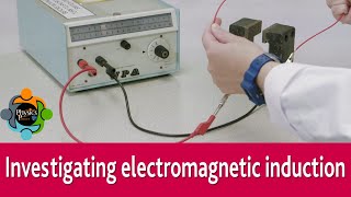 Investigating electromagnetic induction  An Experiment [upl. by Kinch]