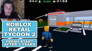 Starting a NEW Retail Tycoon In 2024  Roblox Retail Tycoon 2 [upl. by Rowe]