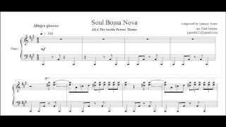 Soul Bossa Nova for solo piano arr Paul Geisler [upl. by Yoc]