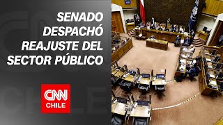 Reajuste del sector público Senado despachó el proyecto a tercer trámite a la Cámara [upl. by Rollet674]