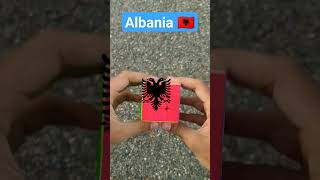 How to make Flag of Albania On Rubiks Cube  Puzzle Hacker G7 shorts viral ytshorts [upl. by Ennairac]