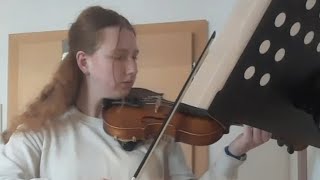 Practice session  Küchler Concertino Op 15 in the style of Vivaldi  Karoline [upl. by Annert272]