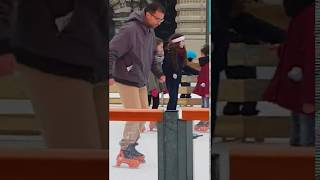 Patinoire débutant  first time  تزحلق اول مرة [upl. by Cordy923]