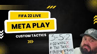 FIFA 22 Custom Meta Tactics 41212 and 433 Formations  GAMEPLAY [upl. by Kurtzig]