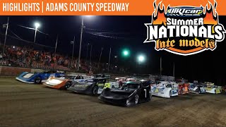 DIRTcar Summer Nationals Late Models  Adams County Speedway  June 28 2023  HIGHLIGHTS [upl. by Neala]