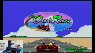 Out Run  Sega Genesis game play in 2024  GRAW2ROBZ Live Stream [upl. by Cowan967]