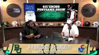 Baylor Basketball Postgame Show 15 Baylor 82  7 Kansas 74 [upl. by Swainson]