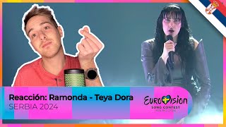 Reacción a Ramonda  Teya Dora  Eurovision 2024 Serbia [upl. by Herrick]