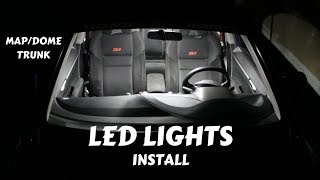 LED Interior Lights Install  Civic Si [upl. by Yornek502]