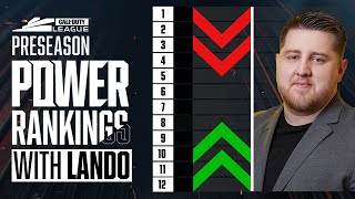 LandO Ranks All 2022 CDL Teams 👀 📈  Preseason Power Rankings with LandO [upl. by Peterson315]