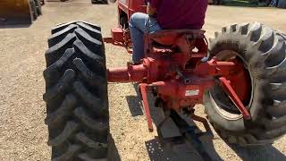 1964 Allis Chalmers D17 WF 2WD gas snap coupler 540 PTO 149x28 rears SN 72282 [upl. by Aihsakal]