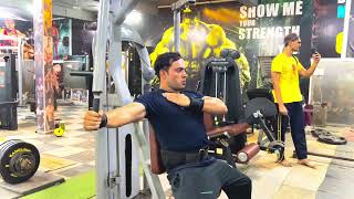 Chest day motivation video Royal fitness training [upl. by Arayt]