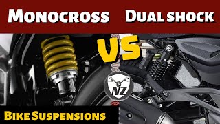 Yamaha Fz V3 Monocross Suspension vs Commuter Bikes Dual Spring Suspensions Hindi  Nick Zeek 1WD [upl. by Hepsiba149]