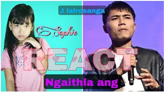 J lalrosanga hla ngaithla ang  React  Mizo icon top 5 [upl. by Ahsehyt886]