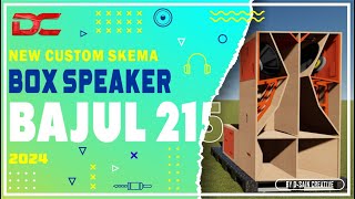 PLAN SKEMA BOX SPEAKER BAJUL NEW CUSTOM 2024  215quot [upl. by Ycat]