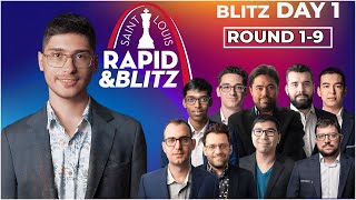 Blitz Day 1  Saint Louis Blitz 2024  Alireza Firouzja Chess Games [upl. by Luba]