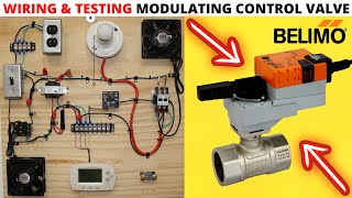 HVAC TRAINING BOARD Wiring amp Testing A Belimo Modulating Control Valve Modulating Actuator Theory [upl. by Nosliw395]