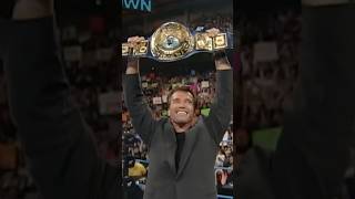 Arnold Schwarzenegger Gets The WWF Title 😁 [upl. by Eirased]