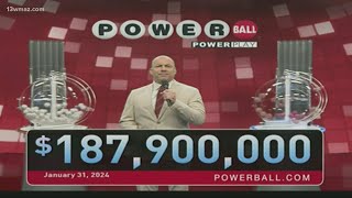 Powerball numbers January 1 2024  1879 million jackpot [upl. by Dremann]