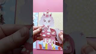 Magical Unicorn Family Paper Craft Set  Cute DIY Unicorns and CentaurUnicorn  Cozy Crafting Video [upl. by Lorene192]