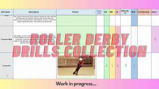 Roller Derby Drills Collection  Spreadsheet  Work in Progress [upl. by Roose9]