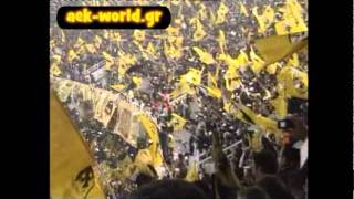 AEK Athens 70000 awesome fans at OAKA stadium Greece [upl. by Stroud391]