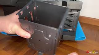 Detaching HDD Cage In Lian Li Lancool II Case [upl. by Ecnarretal]