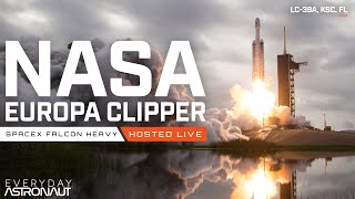 Watch SpaceX Launch NASAs Europa Clipper to Jupiter  Europa [upl. by Esinehs177]