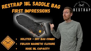 Restrap Saddle Bag Review  First Impressions [upl. by Haleemak]