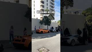 Absolutely wild lineup supercars car cars lamborghini mclaren porsche [upl. by Evol90]